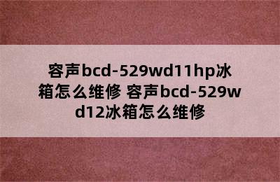 容声bcd-529wd11hp冰箱怎么维修 容声bcd-529wd12冰箱怎么维修